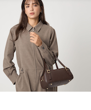 ＜PRATO MADE IN ITALY＞ワイドボストンバッグ