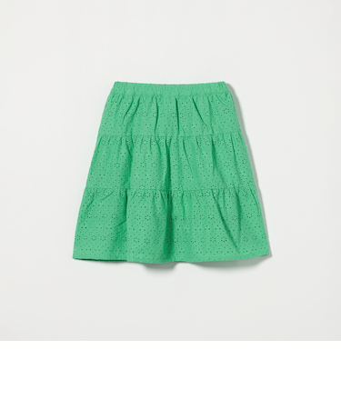 ローンレース ティアードスカート / キッズ  100cm-130cm