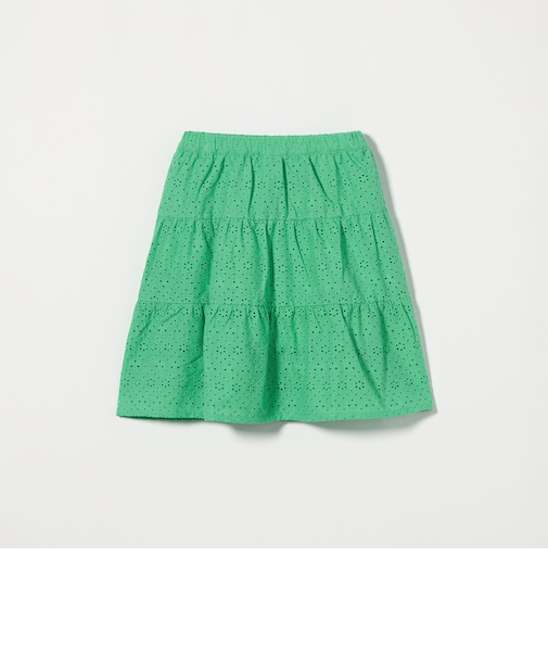 ローンレース ティアードスカート / キッズ  100cm-130cm