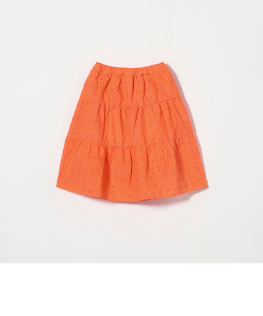 ローンレース ティアードスカート / キッズ  100cm-130cm