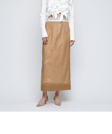 ＜AEWEN MATOPH＞シアー スカート