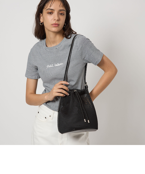 メッシュ ワンハンドル バッグ