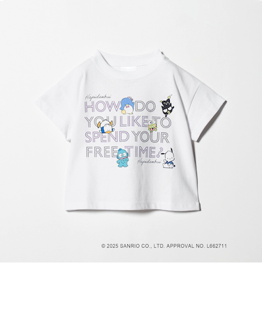 ＜URBAMENT＞サンリオ Tシャツ / キッズ  100cm-130cm