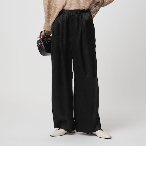 サテン パンツ