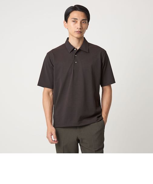 アイスコットン カノコ ポロシャツ -接触冷感-