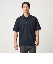 アイスコットン カノコ ポロシャツ -接触冷感-