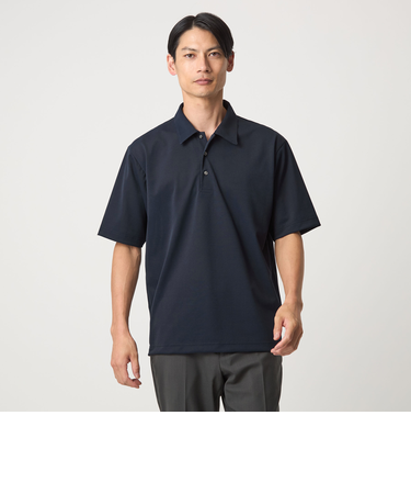 アイスコットン カノコ ポロシャツ -接触冷感-