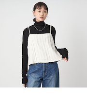 ジャガード ガーゼ キャミソール