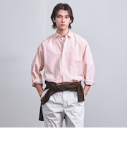 カリビアーナミルズ ポプリン レギュラーカラーシャツ