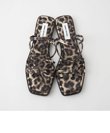 ＜EMMEL REFINES＞EM リボンフラット サンダル