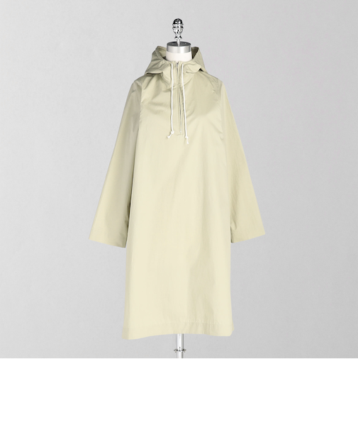 ＜LOEFF＞コットン ツイル フード ドレス