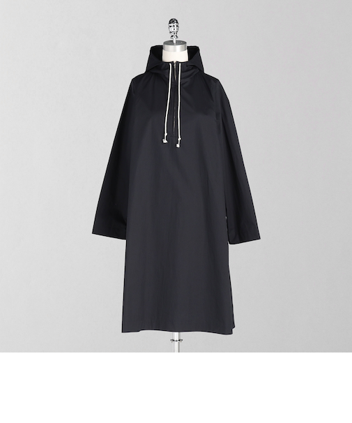 ＜LOEFF＞コットン ツイル フード ドレス