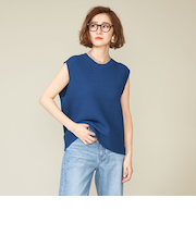 ＜conte＞アゼ ノースリーブニット