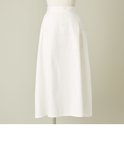 ＜conte＞チノ バックタックスカート