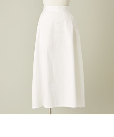 ＜conte＞チノ バックタックスカート