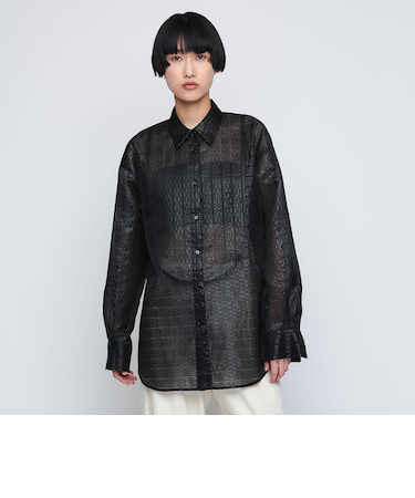 ＜AEWEN MATOPH＞シアージャガード ブラウス