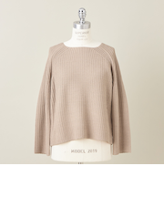 ＜conte＞アゼ スクエアネックニット