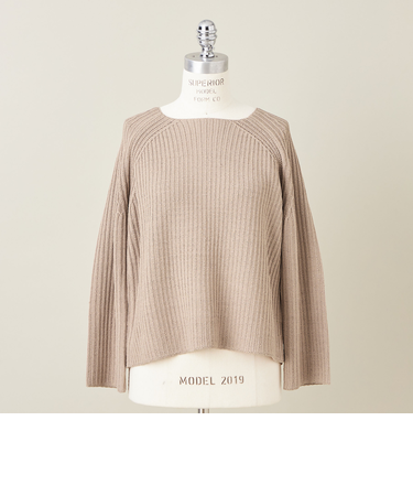 ＜conte＞アゼ スクエアネックニット