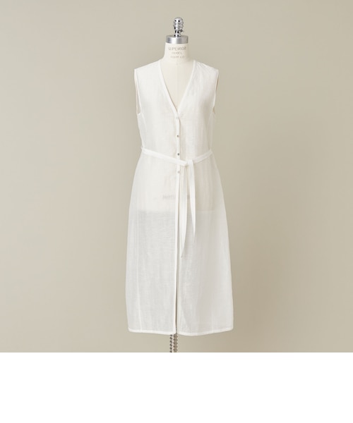 【BEIGE】<conte>シアー Vネック ロングジレ conte＞シアー Vネック ロングジレ｜ユナイテッドアローズ