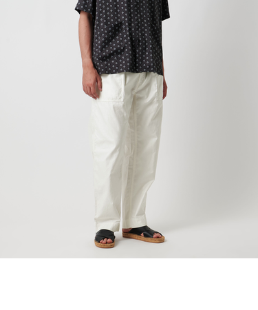 オーガニックコットン バックサテン ファティーグパンツ