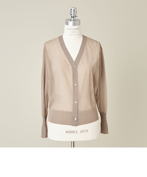 conte＞シアー Vネックカーディガン｜ユナイテッドアローズ