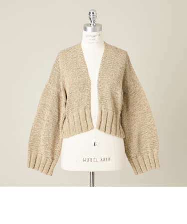 ＜conte＞テープヤーン  カーディガン