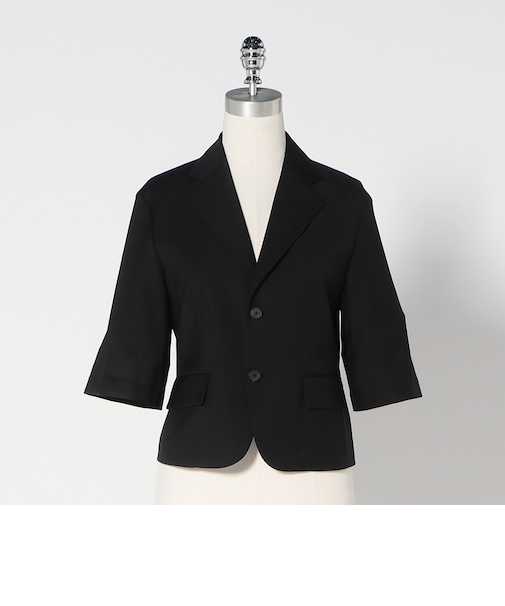 ＜LOEFF＞トロピカルウール ショートスリーブ ジャケット