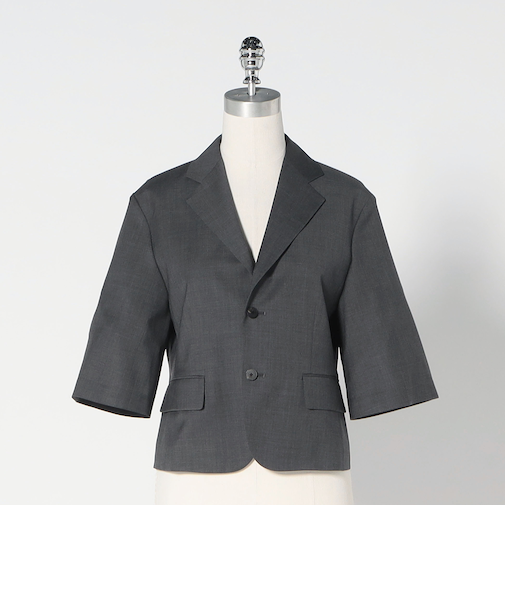 ＜LOEFF＞トロピカルウール ショートスリーブ ジャケット