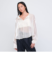 ＜AEWEN MATOPH＞オーガンジー ブラウス