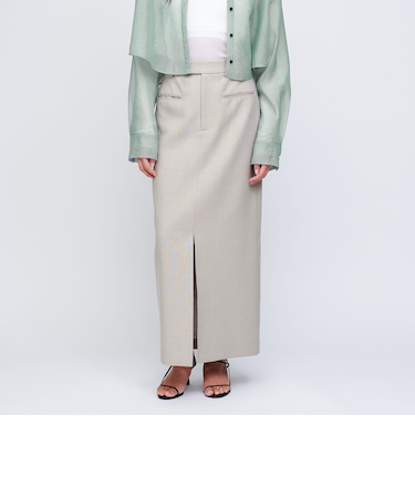 ＜AEWEN MATOPH＞シルク シャンブレー スカート