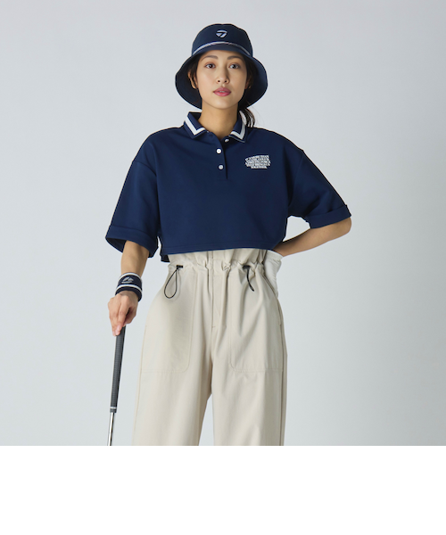 別注】＜TaylorMade×UNITED ARROWS＞ ウィメンズ ショート ポロシャツ