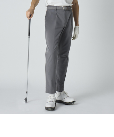 メンズ スポーティ スリムハーフジョガーパンツ-吸水速乾 ２WAYストレッチ-