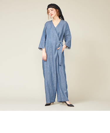 ＜conte＞デニムライク ジャンプスーツ