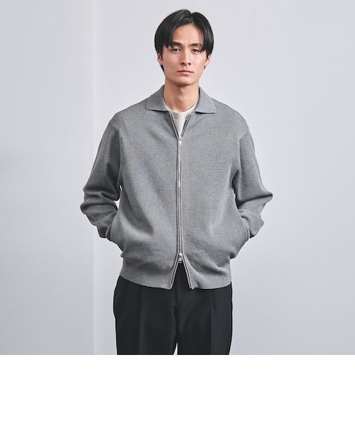 アゼ ジップアップ ポロカーディガン｜ユナイテッドアローズ