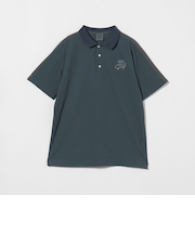 メンズ カノコ ポロシャツ-吸水速乾 UV 横ストレッチ-