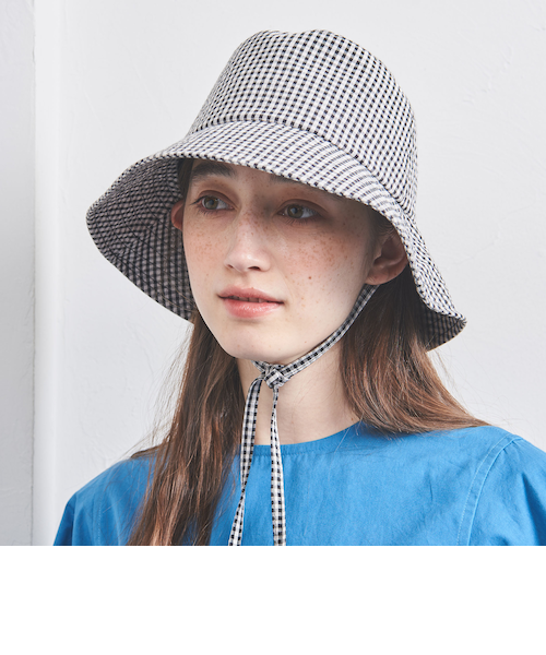 ギンガムチェック ハット UV｜ユナイテッドアローズ アウトレットの