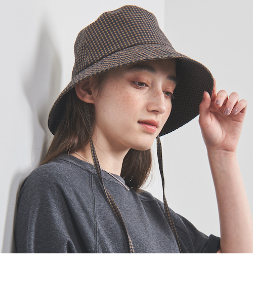 ギンガムチェック ハット UV｜ユナイテッドアローズ アウトレットの