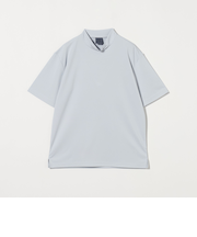 メンズ ロゴ ワイド ハイネック ポロシャツー吸水速乾ー