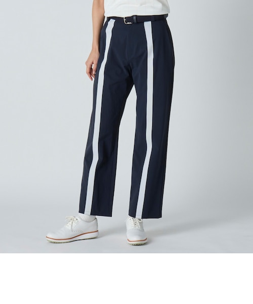 UNITED ARROWS GOLF ウィメンズ センタースリットパンツ ウィメンズ 360° ライン ワイドパンツ -撥水 ストレッチ