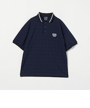 メンズ プレイド ジャガード ポロシャツ