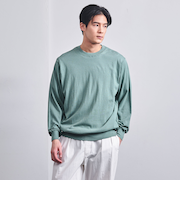 ４シーズンズ ハイゲージ クルーネックニット