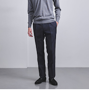 トロピカル  テーパード 1プリーツ スラックス