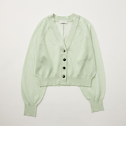 ＜EMMEL REFINES＞EM HW ラメシアー カーディガン