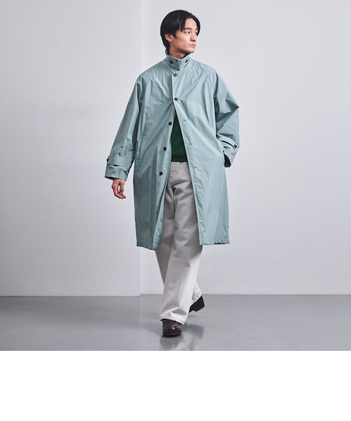 ダントツ撥水 ウィンドウマック ナイロン タフタ バルカラーコート