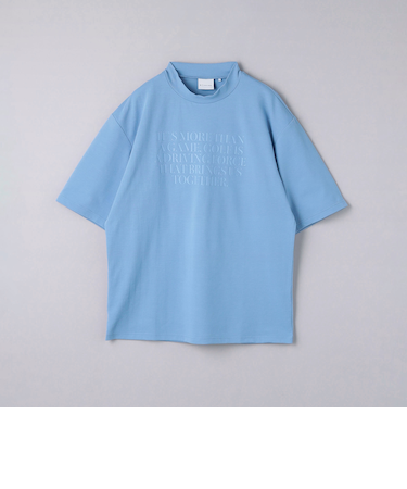 【別注】＜TaylorMade×UNITED ARROWS＞ ユニセックス メッセージ モックネック ポロシャツ