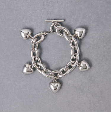 ハートチェーン ブレスレット