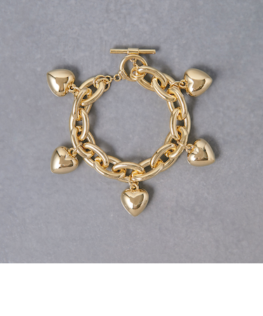 ハートチェーン ブレスレット