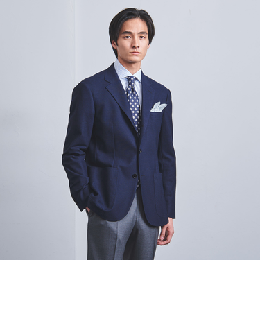 ハニカムメッシュ シングル ３ボタン テーラードジャケット COMFORT EASY―MODEL