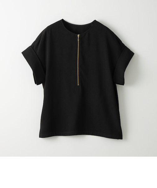 ＜EMMEL REFINES＞EM 2WAY ジップ ブラウス