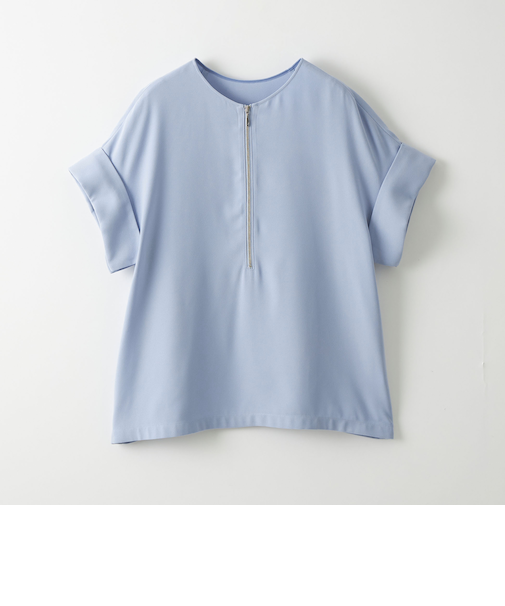 ＜EMMEL REFINES＞EM 2WAY ジップ ブラウス